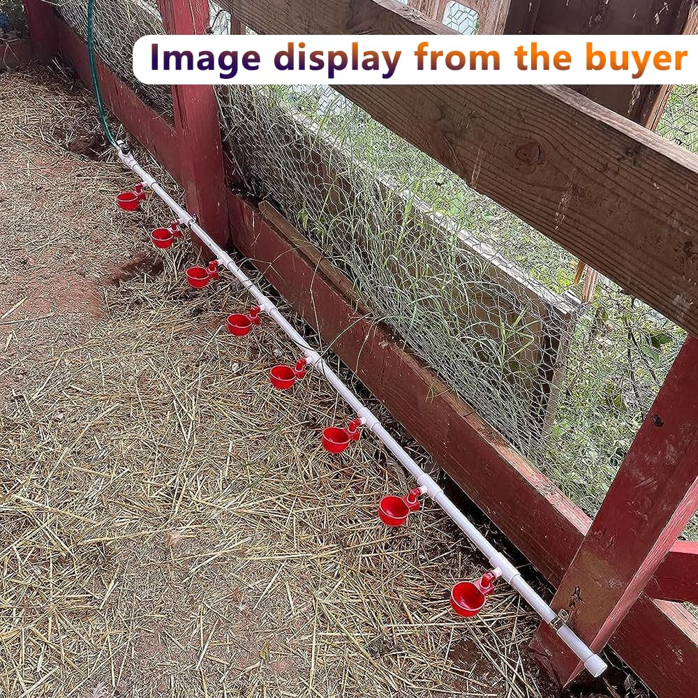 Automatic Chicken Watering System with Hose Connector Kit Y59926