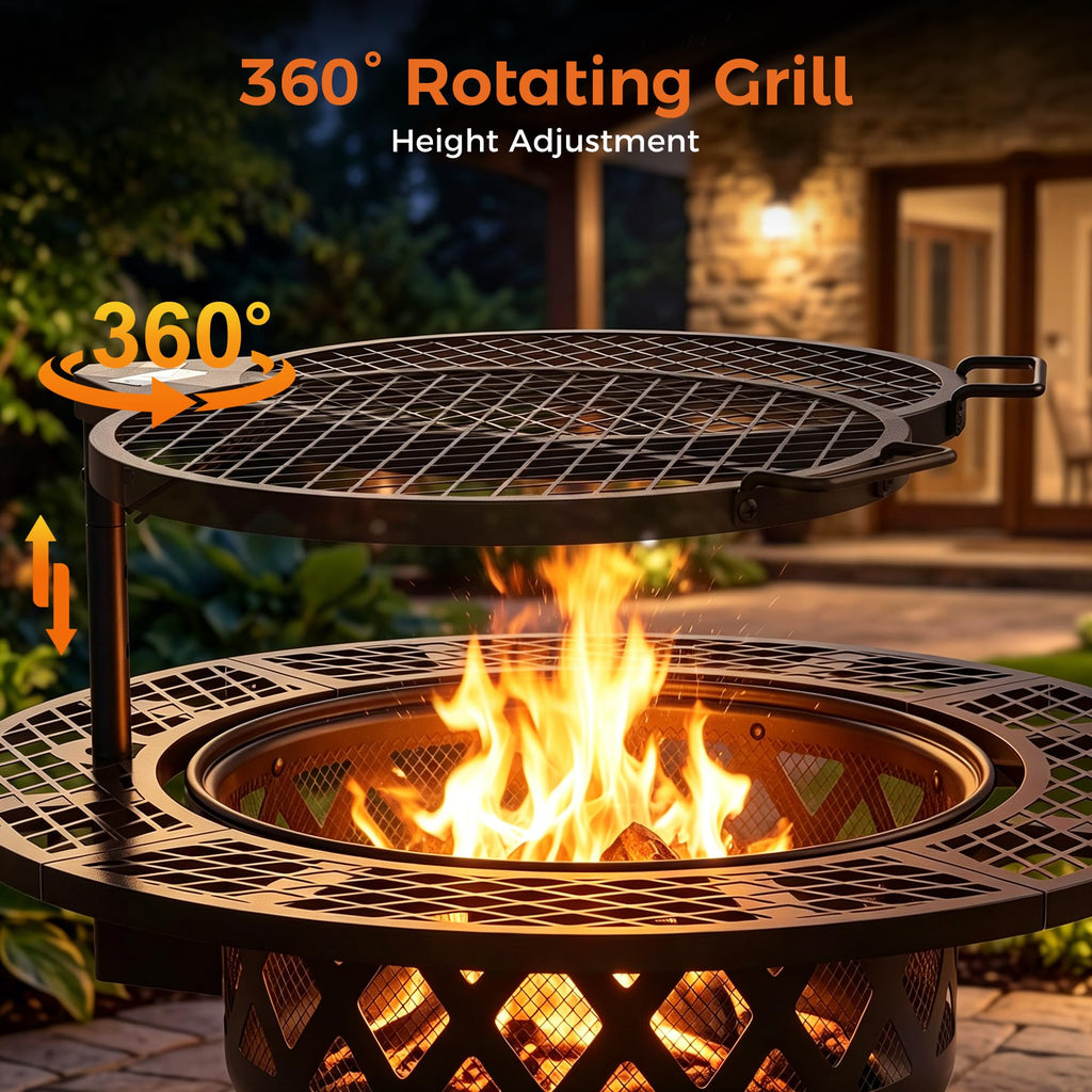 32 Inch Wood Burning Fire Pit G76501