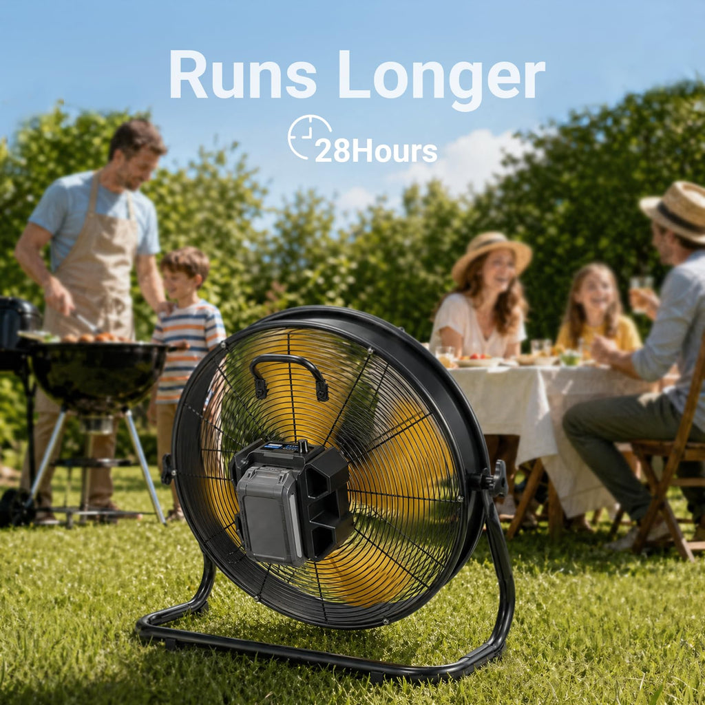 18" Brushless Cordless Floor Fan C6083