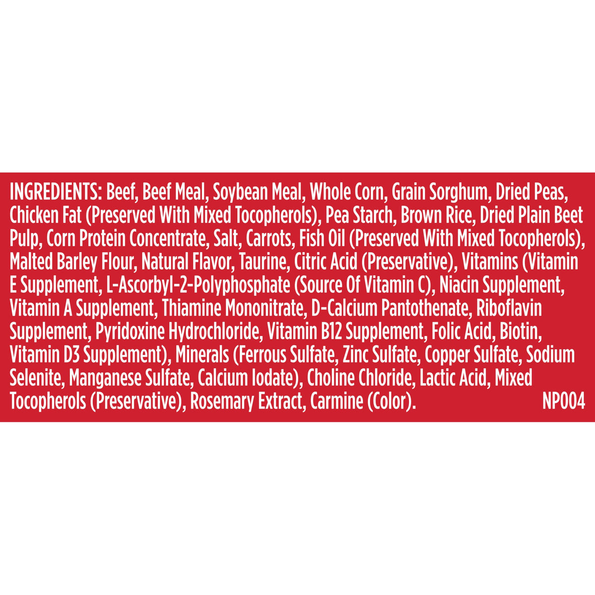 Dry Dog Food, Beef, Pea & Brown Rice, 40 lb. Bag G835