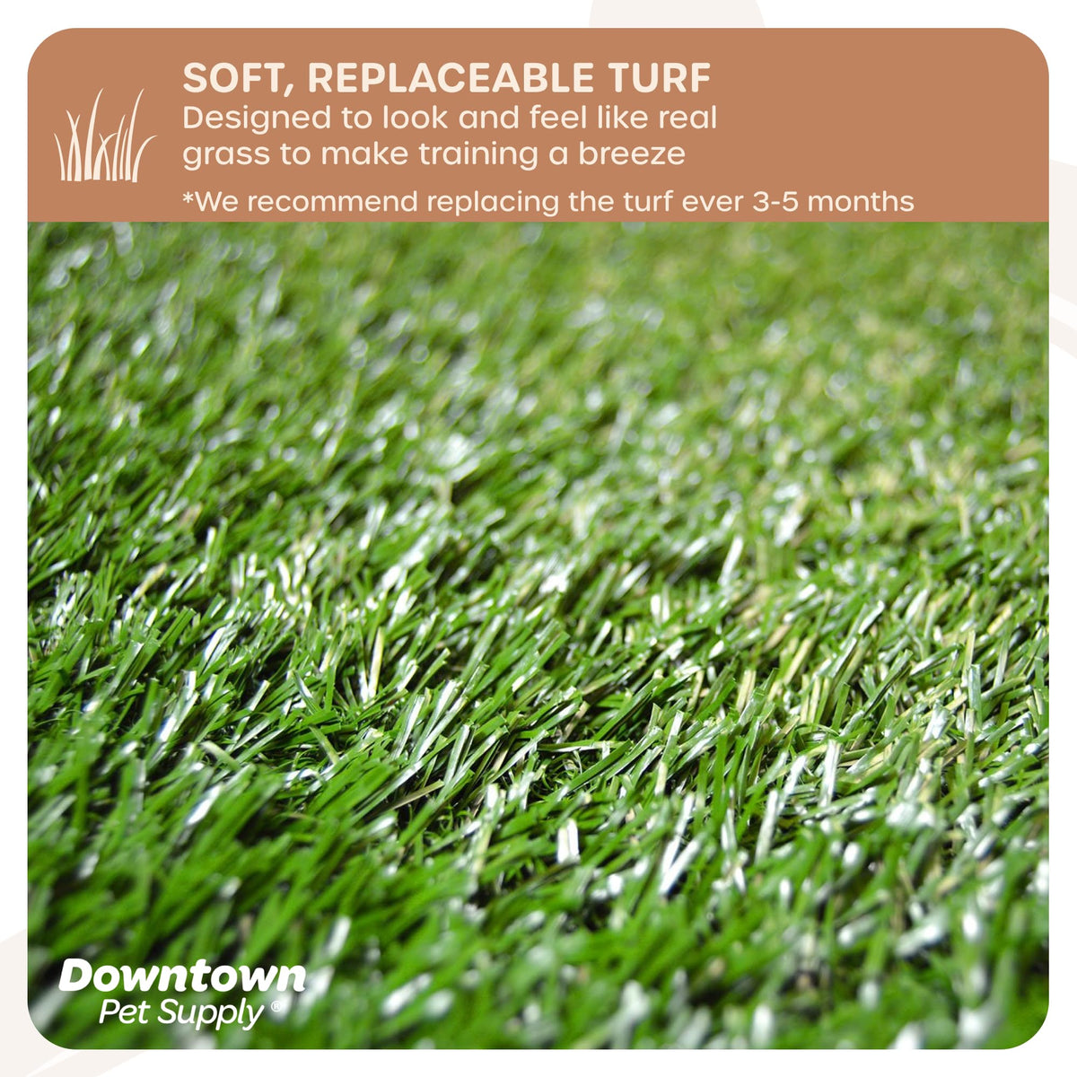 Dog Grass Pad with Tray 20 x 25 I7857