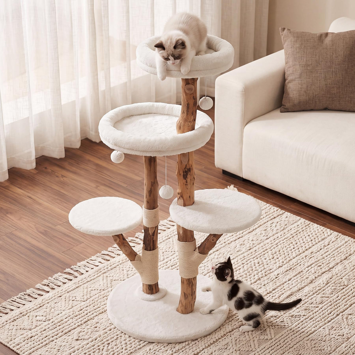 Cat Tree Tower with Scratching Post U732788