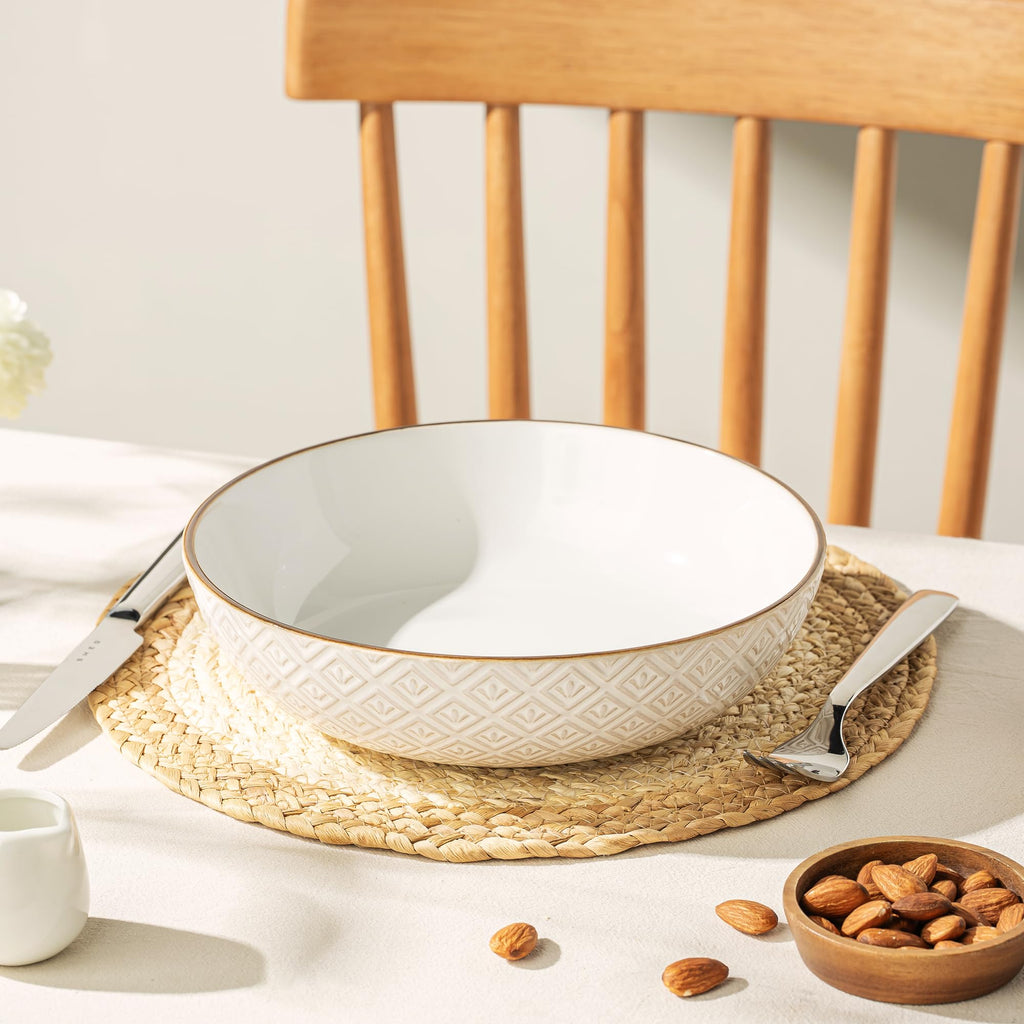 36 oz Set of 4 Ceramic Pasta Bowl Q397