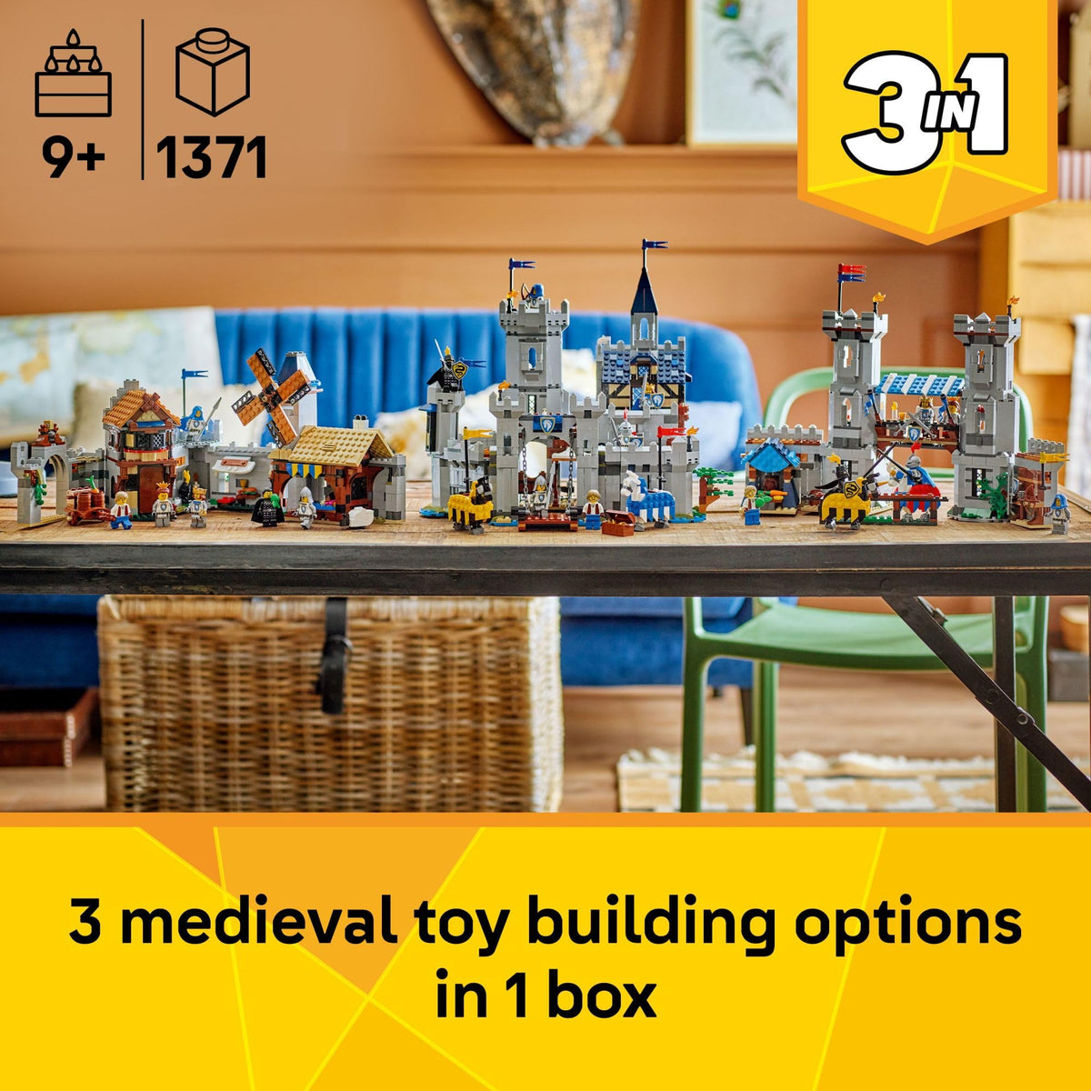 Medieval Horse Knight Castle Building Toy S9098
