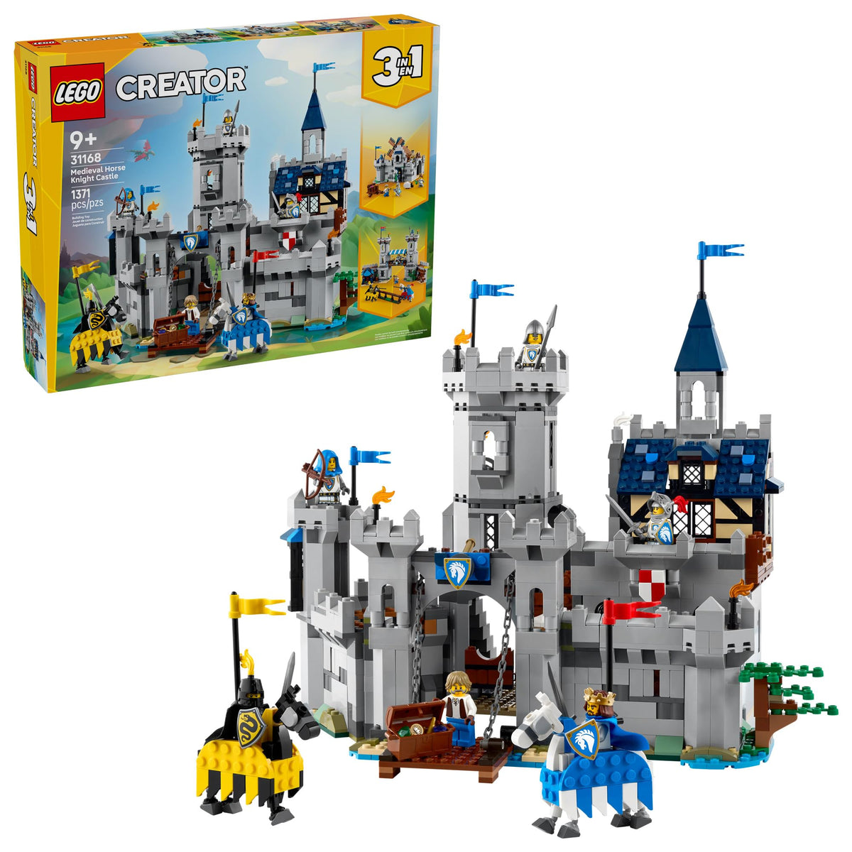 Medieval Horse Knight Castle Building Toy S9098
