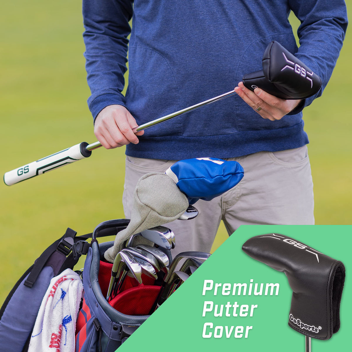 34” Right-Handed Mallet Putter with Milled Face O806