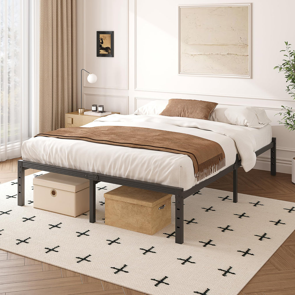 Queen Metal Platform Bed Frame D238924