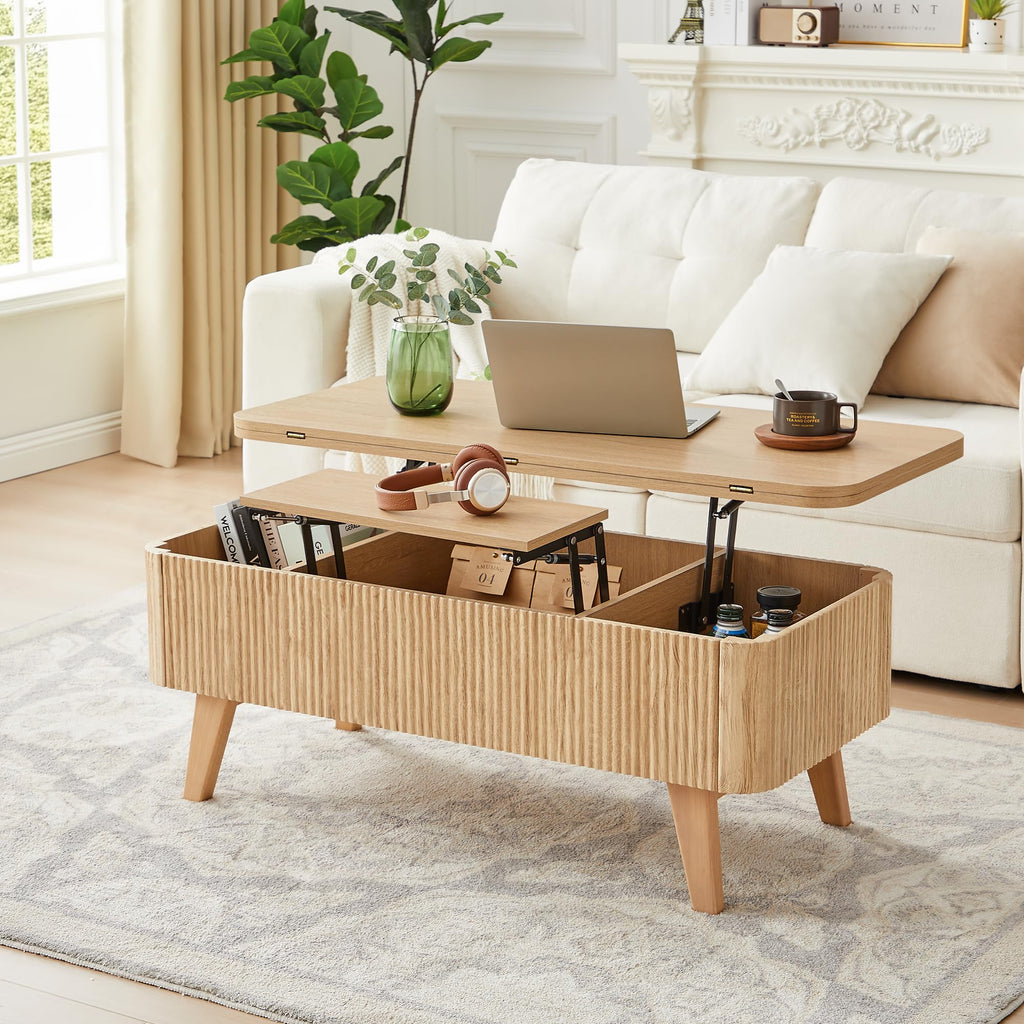 3 in 1 Lift Top Convertible Coffee Table with Storage L2241